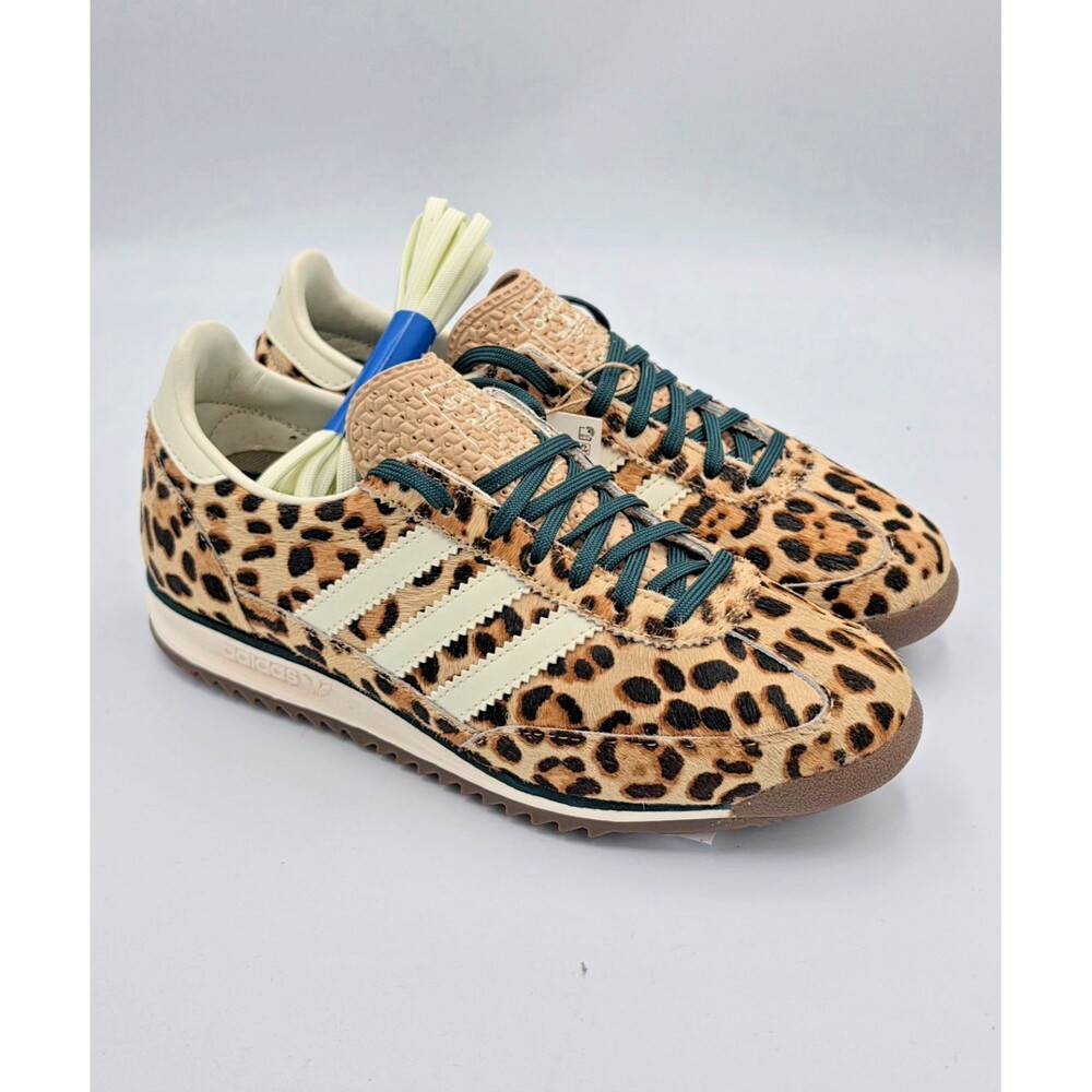 adidas SL 72 OG Leopard Print Genuine Cow Fur Women's 6 KI4205 NIB